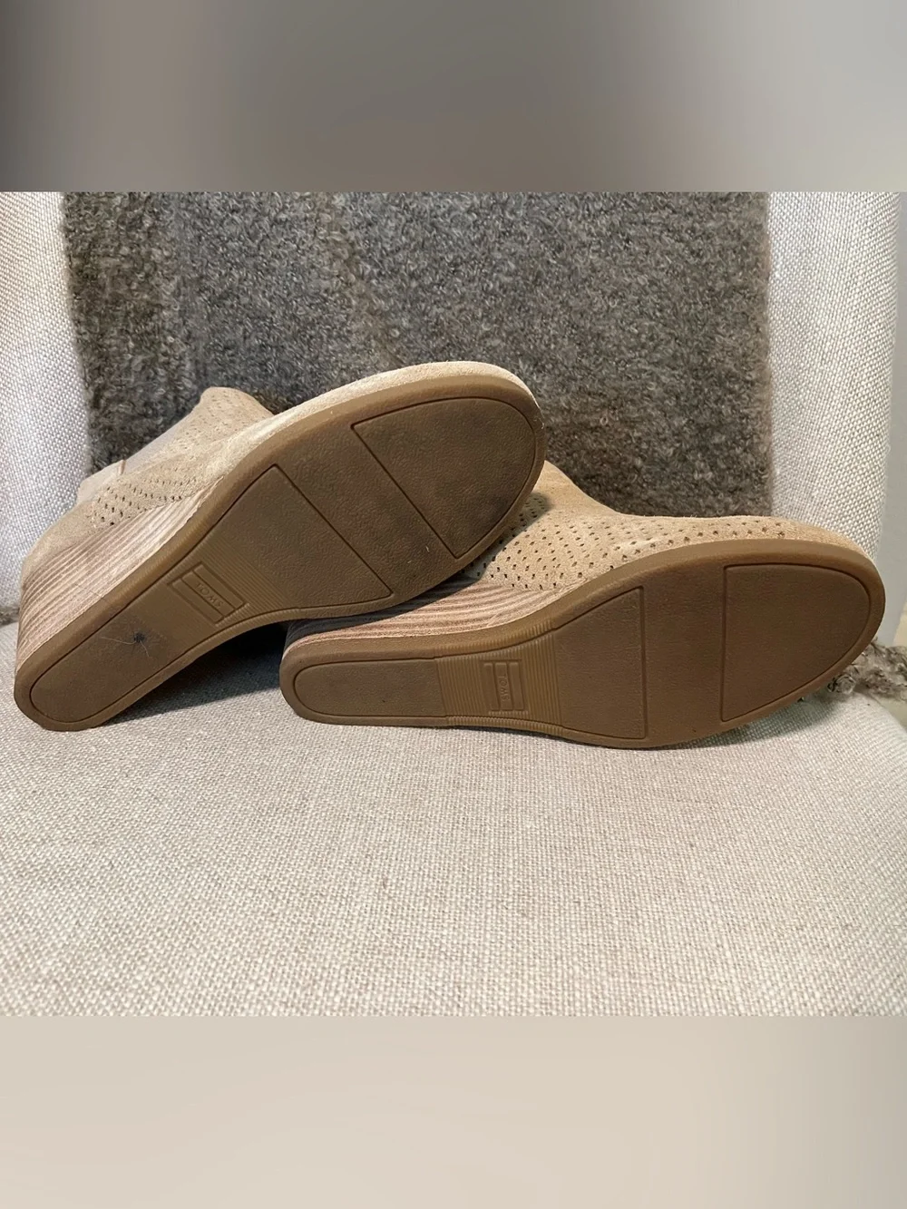 TOMS Kelsey Wedge Bootie - W8
